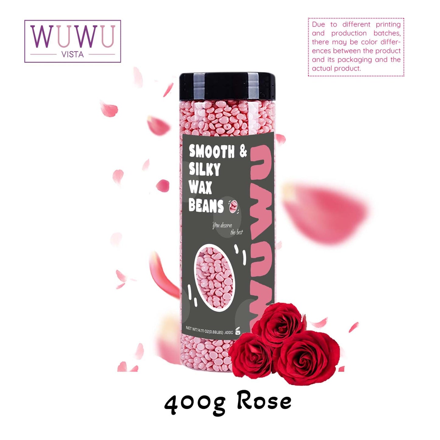 Hard Wax Beads 14.11oz Bottle Wax Beans Hair Removal Waxing