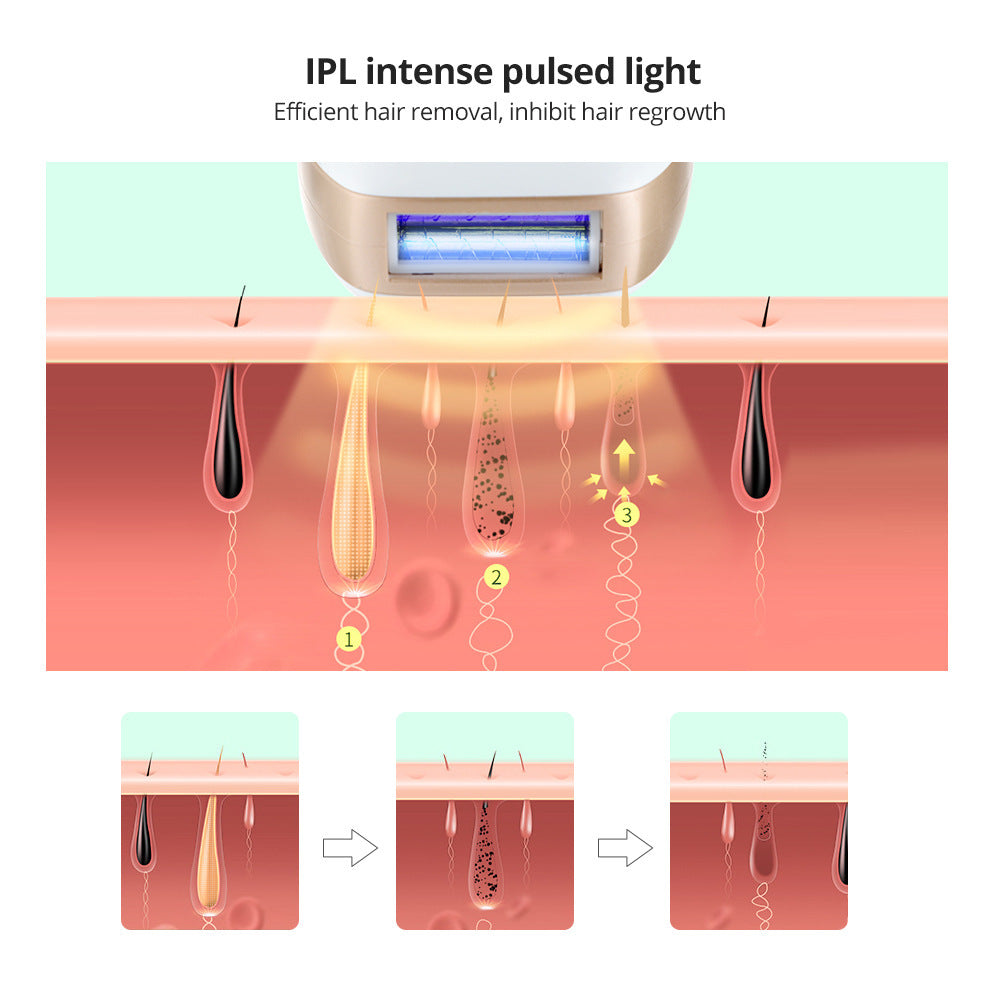 990000 Pulse Screen Display Laser Hair Removal Instrument