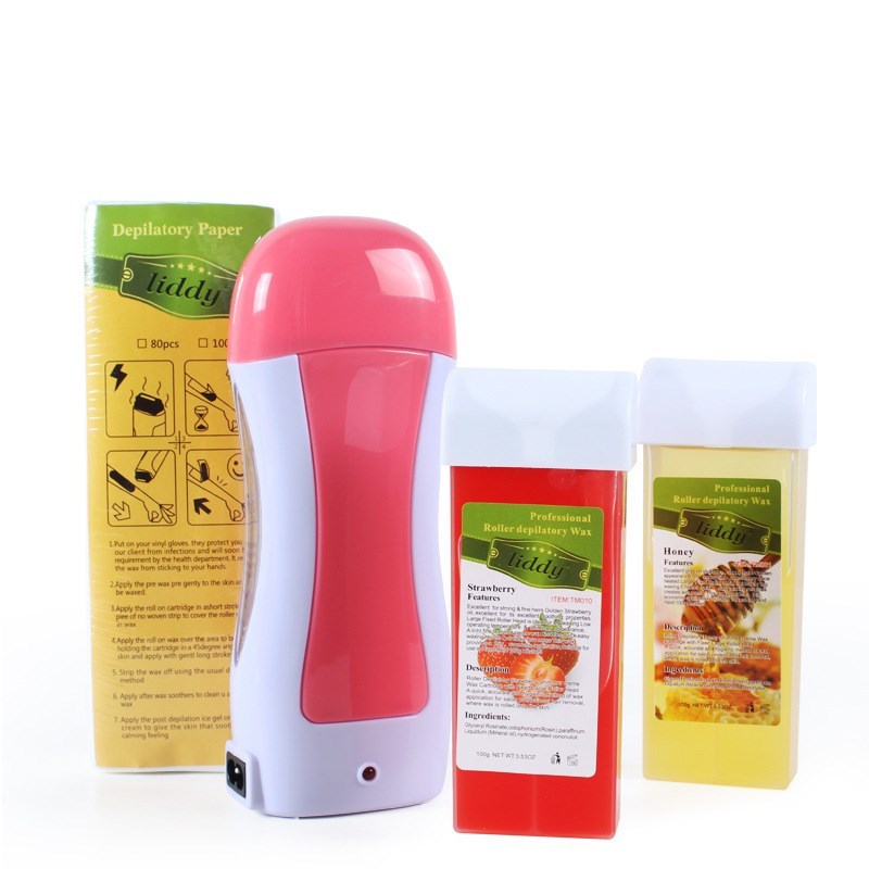 Roller wax special hair removal set