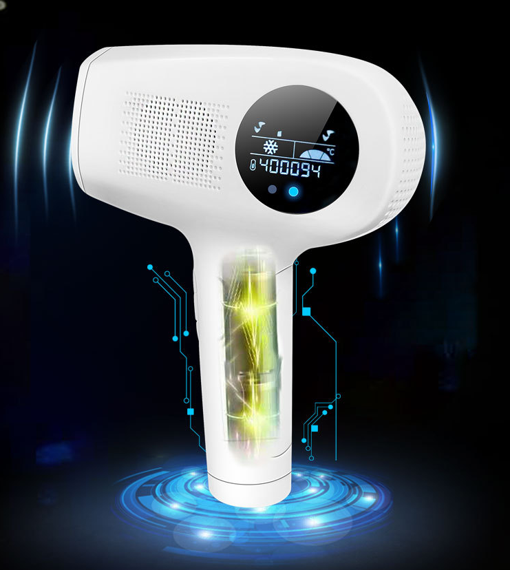 Freezing point laser hair removal instrument