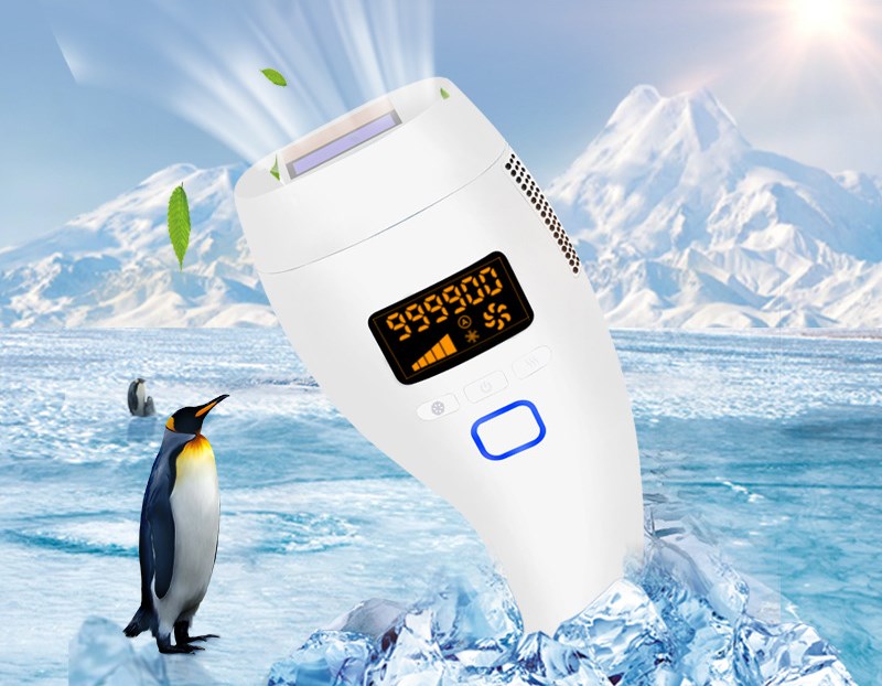 IPL laser freezing point hair removal device