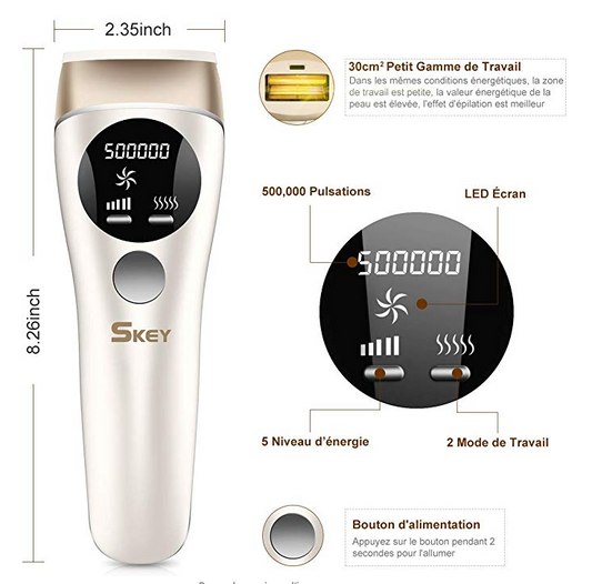 Laser hair removal equipment