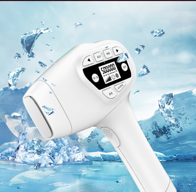 Freezing point laser hair removal device