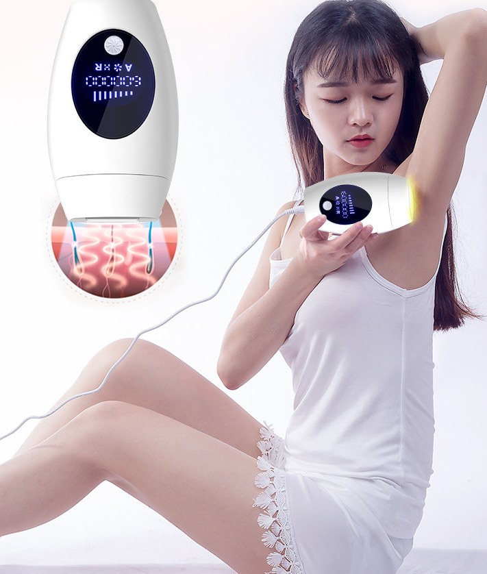 Pulse laser hair removal instrument