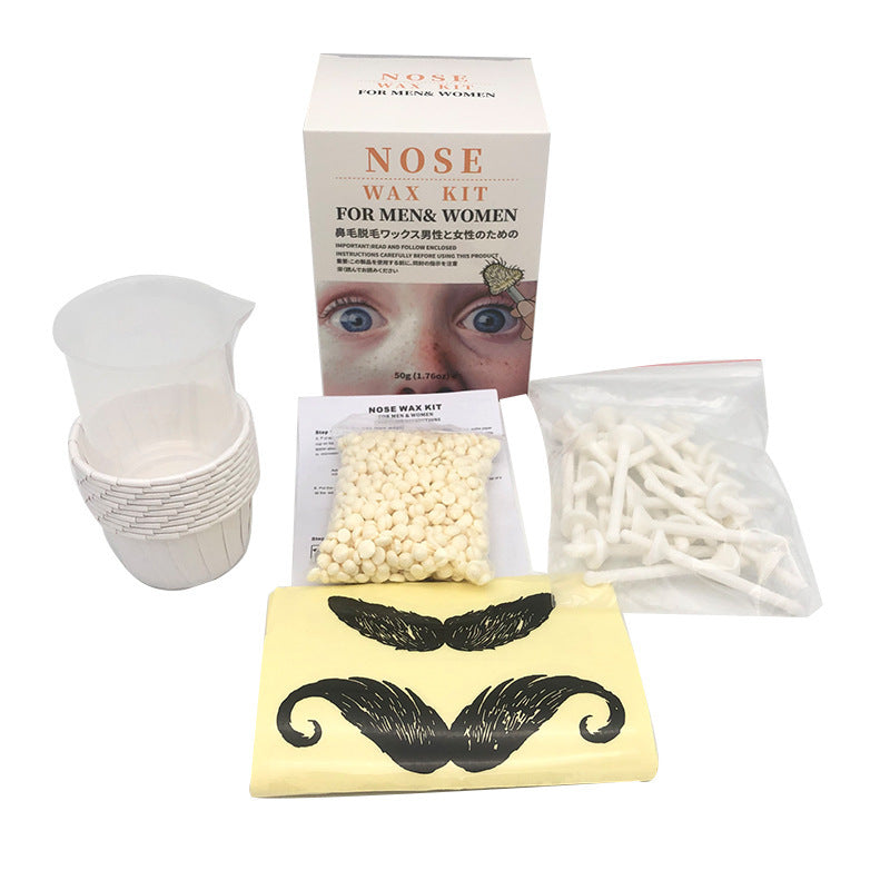 Paper-free Honey Bean Solid Hair Removal Wax Nose Set