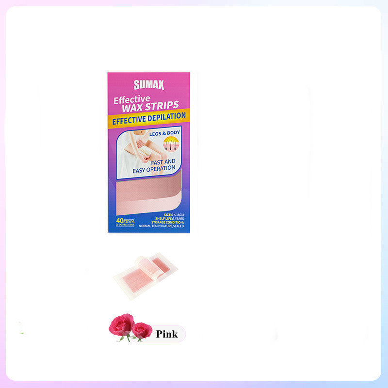 4 Flavors Hair Removal Wax Paper Double-sided Depilatory Paper