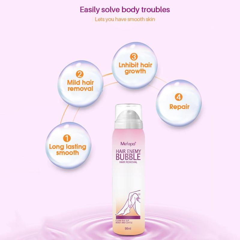 Hair removal cream spray