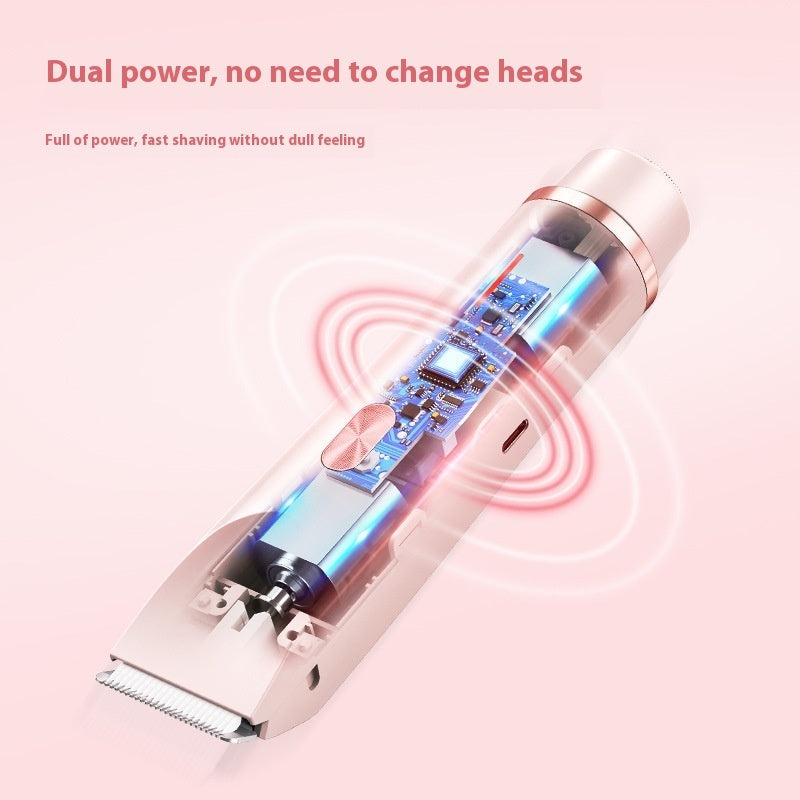 2 In 1 Hair Remover Women's Double Head Shaver