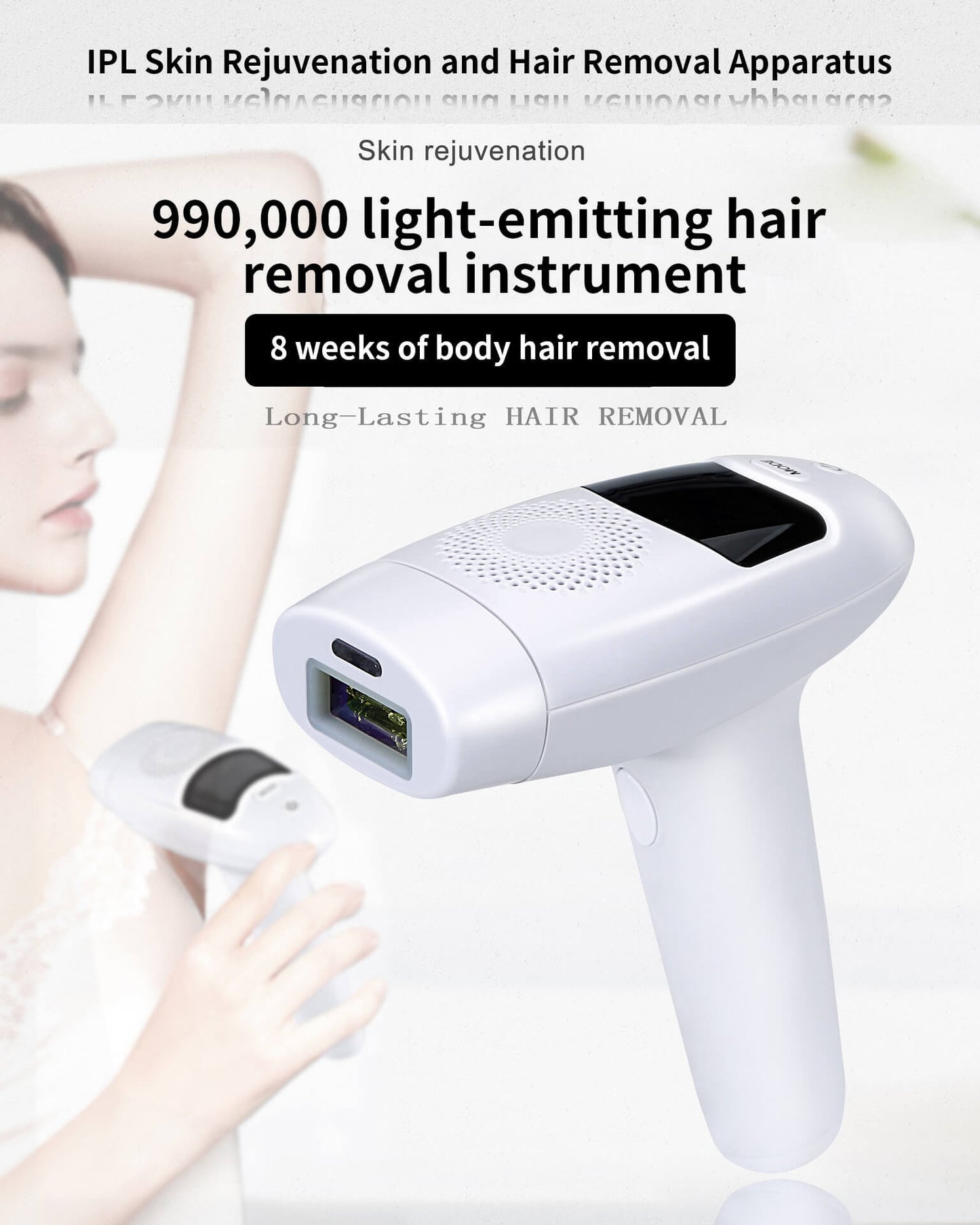 990,000 IPL laser hair removal device