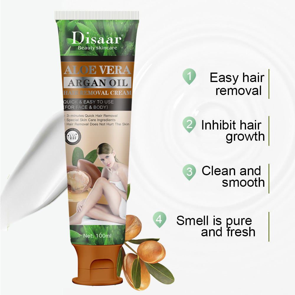 Aloe Vera Hair Removal Cream Underarm Thigh Arm Gentle