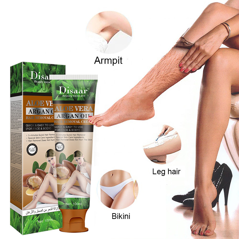 Aloe Vera Hair Removal Cream Underarm Thigh Arm Gentle