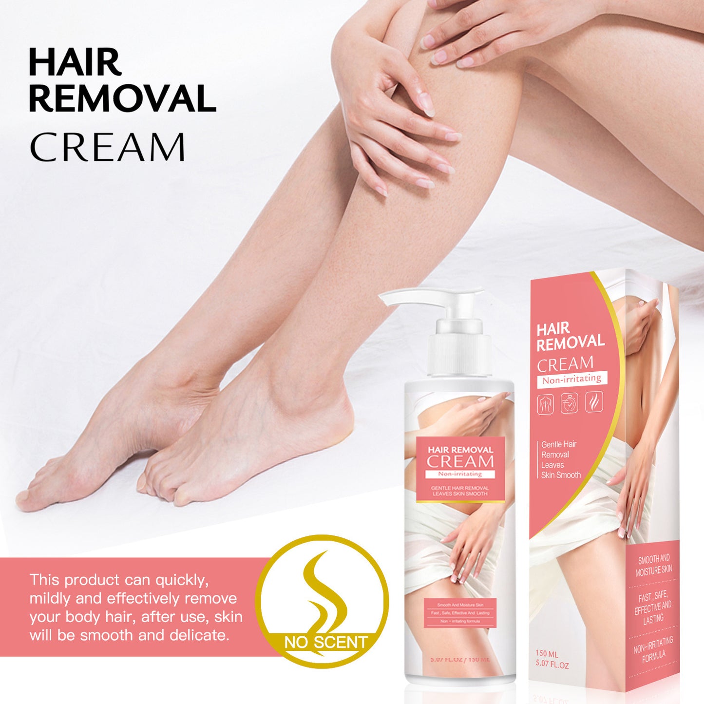 Depilatory Cream Gentle Body Quick Hair Removal