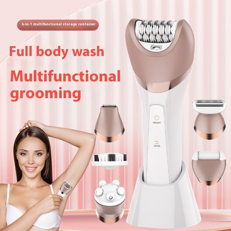 Multifunctional Shaver Women's 6-in-1 Electric Hair Removal Device