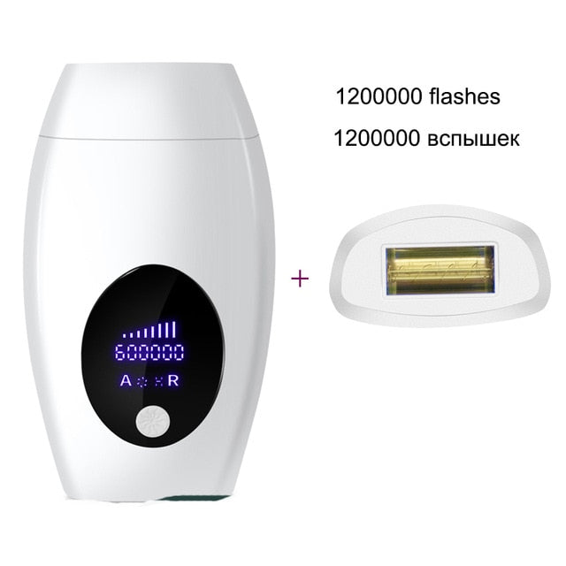 Laser HD Professional permanent IPL Laser Depilator LCD home use 600000 flash